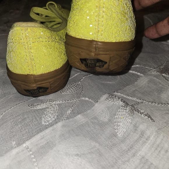 Vans authentic ice cream glitter with cone texture sole beach casual size 6.5 - Picture 7 of 8